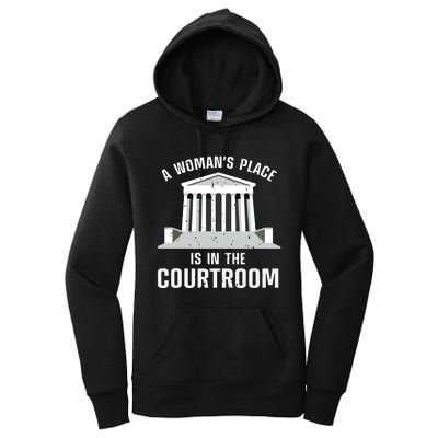 Funny Lawyer Art Women Girls Law Student Female Attorney Women's Pullover Hoodie