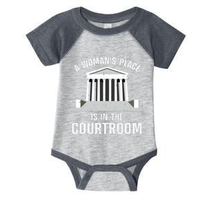 Funny Lawyer Art Women Girls Law Student Female Attorney Infant Baby Jersey Bodysuit