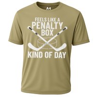 Feels Like A Penalty Box Kind Of Day Funny Hockey Performance Shirt