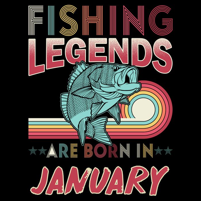 Fishing Legends Are Born In January City Backpack