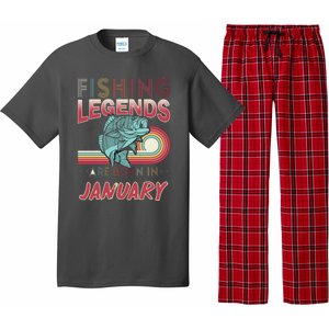 Fishing Legends Are Born In January Pajama Set