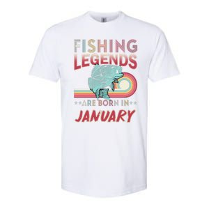 Fishing Legends Are Born In January Softstyle CVC T-Shirt