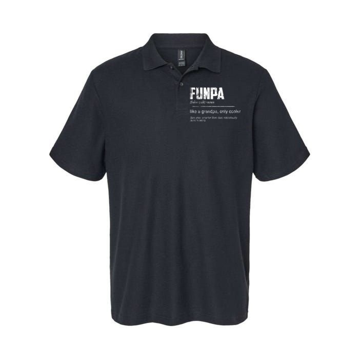 Funpa Like A Grandpa Only Cooler Funpa Definition Gift Softstyle Adult Sport Polo