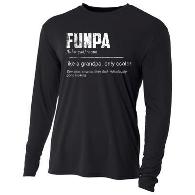 Funpa Like A Grandpa Only Cooler Funpa Definition Gift Cooling Performance Long Sleeve Crew