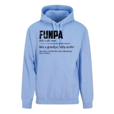 Funpa Like A Grandpa Only Cooler Funpa Definition Gift Unisex Surf Hoodie