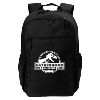 Fatherhood Like A Walk In The Park Dad Dinosaur Backpack