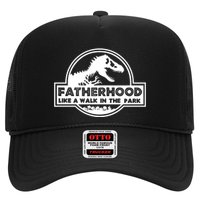 Fatherhood Like A Walk In The Park Dad Dinosaur Trucker Hat