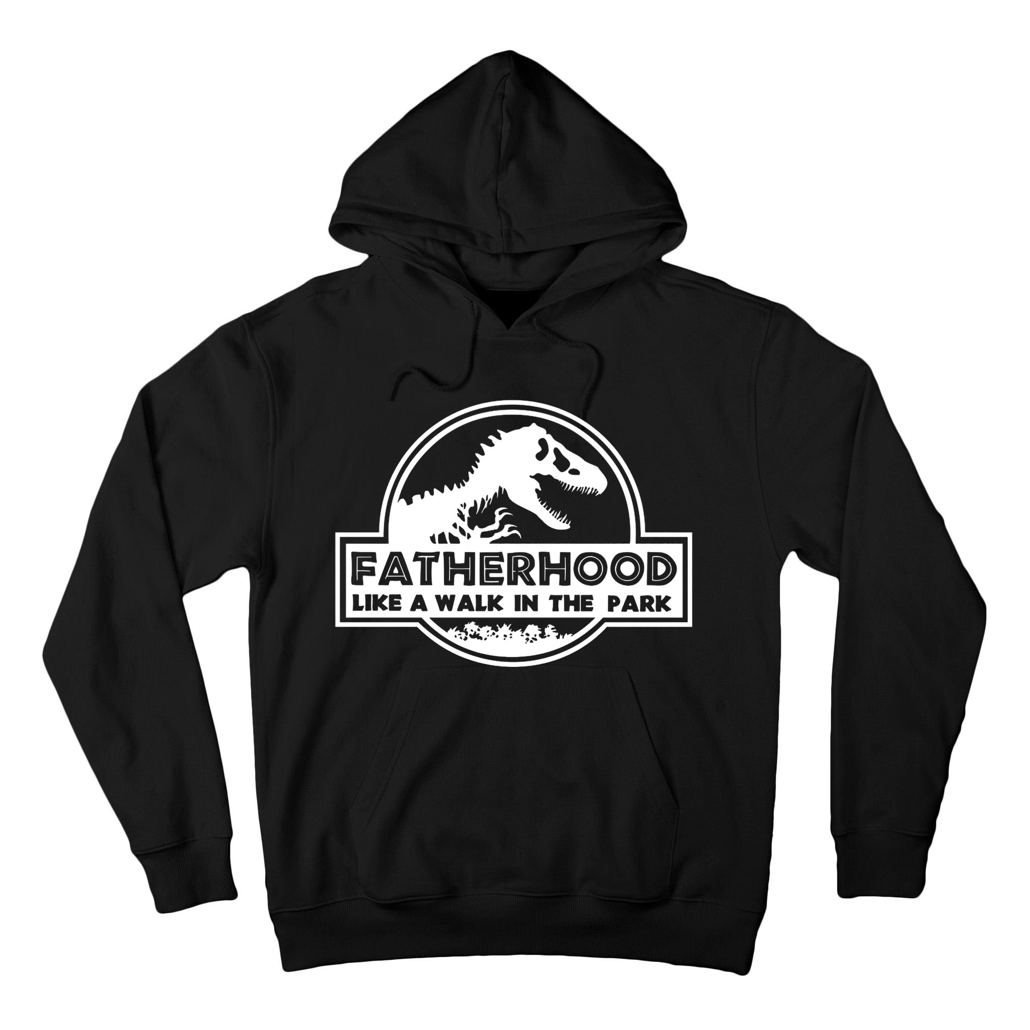 Fatherhood Like A Walk In The Park Dad Dinosaur Tall Hoodie