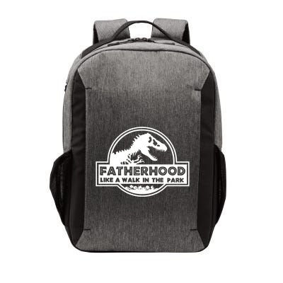 Fatherhood Like A Walk In The Park Dad Dinosaur Vector Backpack