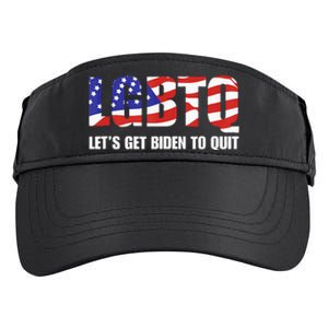 Funny LGBTQ Anti Biden Let's Get Biden To Quite  Adult Drive Performance Visor