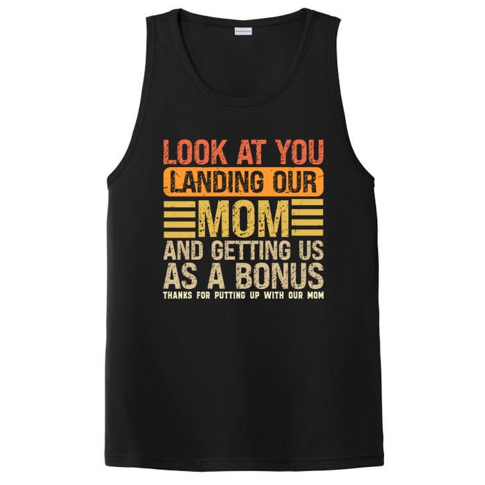 Funny Look At You Landing Our Mom Getting Us As A Bonus Gift PosiCharge Competitor Tank