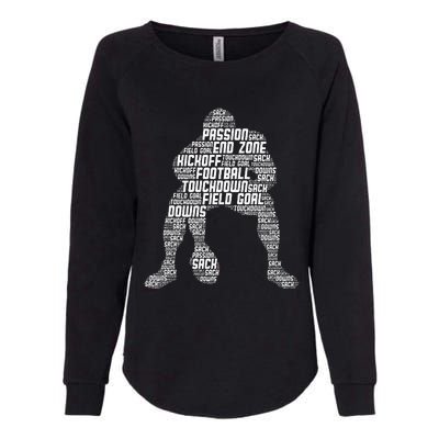 Football Lineman American Football Womens California Wash Sweatshirt