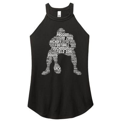 Football Lineman American Football Women's Perfect Tri Rocker Tank