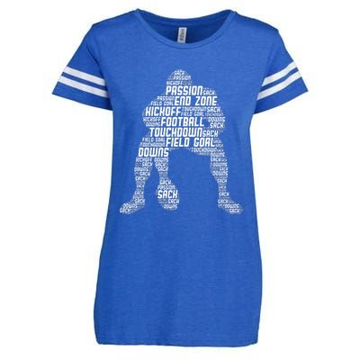 Football Lineman American Football Enza Ladies Jersey Football T-Shirt