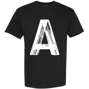 Funny Letter A Halloween Team Groups Costume Matching Garment-Dyed Heavyweight T-Shirt