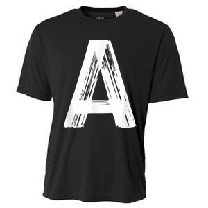 Funny Letter A Halloween Team Groups Costume Matching Cooling Performance Crew T-Shirt