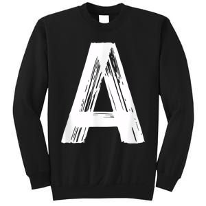 Funny Letter A Halloween Team Groups Costume Matching Sweatshirt