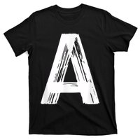 Funny Letter A Halloween Team Groups Costume Matching T-Shirt