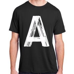 Funny Letter A Halloween Team Groups Costume Matching Adult ChromaSoft Performance T-Shirt