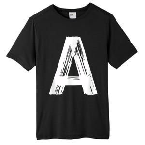 Funny Letter A Halloween Team Groups Costume Matching Tall Fusion ChromaSoft Performance T-Shirt