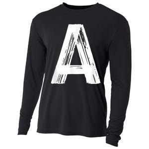 Funny Letter A Halloween Team Groups Costume Matching Cooling Performance Long Sleeve Crew