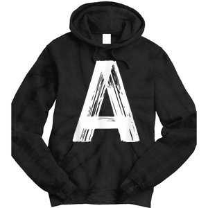 Funny Letter A Halloween Team Groups Costume Matching Tie Dye Hoodie