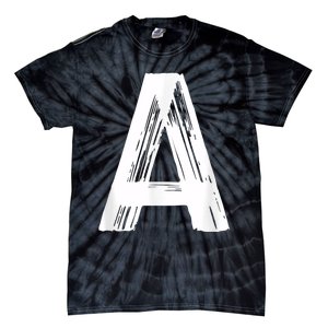 Funny Letter A Halloween Team Groups Costume Matching Tie-Dye T-Shirt