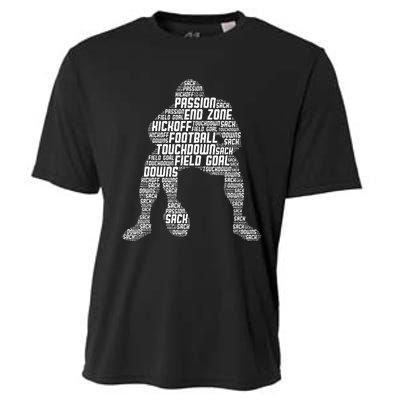 Football Lineman American Football Cooling Performance Crew T-Shirt