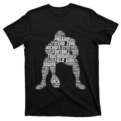 Football Lineman American Football T-Shirt