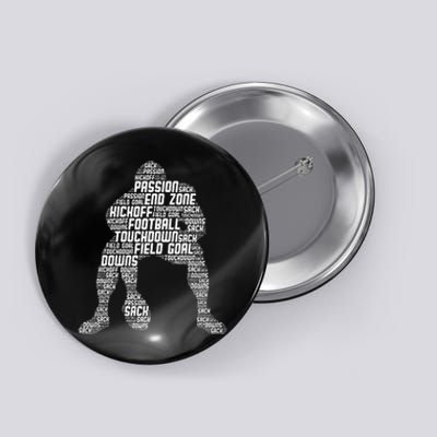 Football Lineman American Football Button