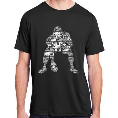 Football Lineman American Football Adult ChromaSoft Performance T-Shirt