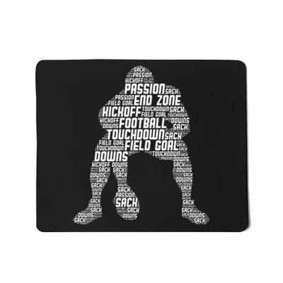 Football Lineman American Football Mousepad