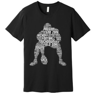 Football Lineman American Football Premium T-Shirt