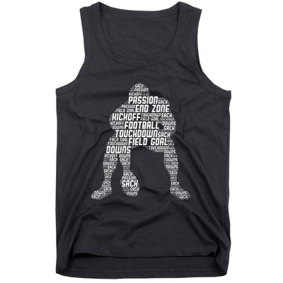 Football Lineman American Football Tank Top