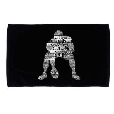 Football Lineman American Football Microfiber Hand Towel