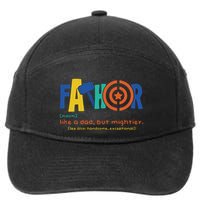 Fathor Like A Dad But Mightier 7-Panel Snapback Hat