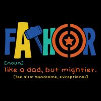 Fathor Like A Dad But Mightier 16 in Basic Backpack