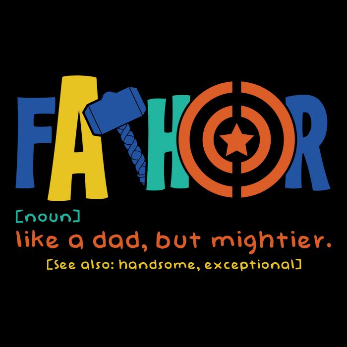 Fathor Like A Dad But Mightier 16 in Basic Backpack