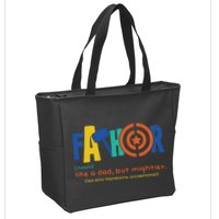 Fathor Like A Dad But Mightier Zip Tote Bag