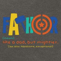 Fathor Like A Dad But Mightier Cotton Canvas Backpack