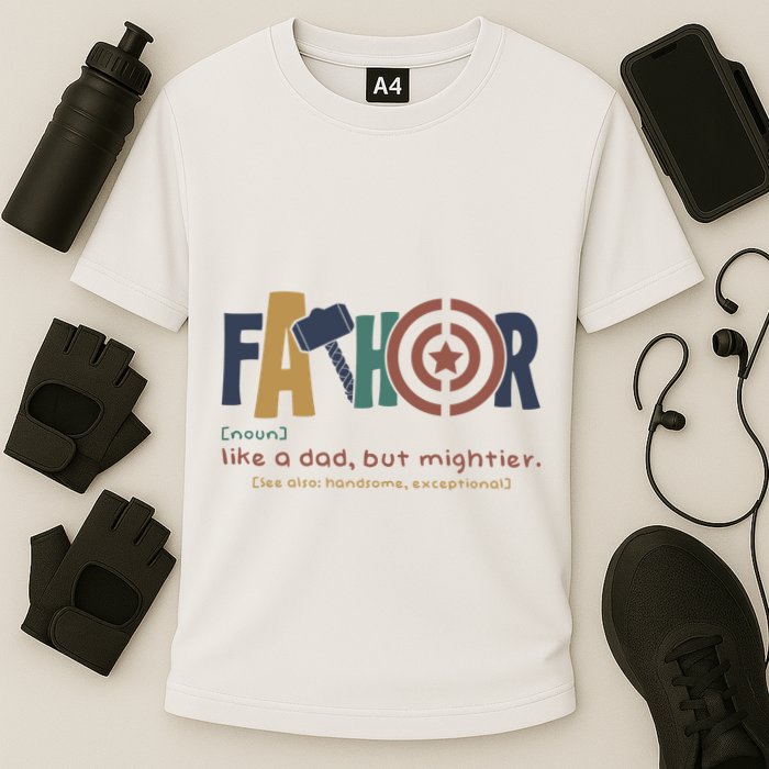 Fathor Like A Dad But Mightier Performance Shirt