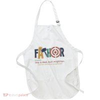 Fathor Like A Dad But Mightier Full-Length Apron With Pockets