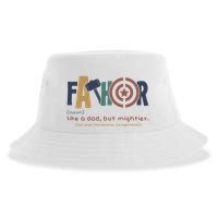 Fathor Like A Dad But Mightier Sustainable Bucket Hat