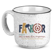 Fathor Like A Dad But Mightier 15oz Campfire Ceramic Mug