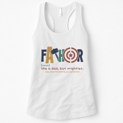 Fathor Like A Dad But Mightier Womens Tank Top