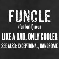 Funcle Like A Dad Only Cooler Funny FatherS Day Gift Gift 7 Panel Mesh Trucker Snapback Hat