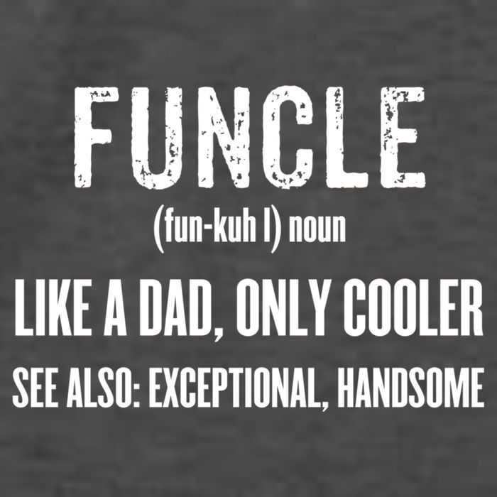 Funcle Like A Dad Only Cooler Funny FatherS Day Gift Gift Vector Backpack