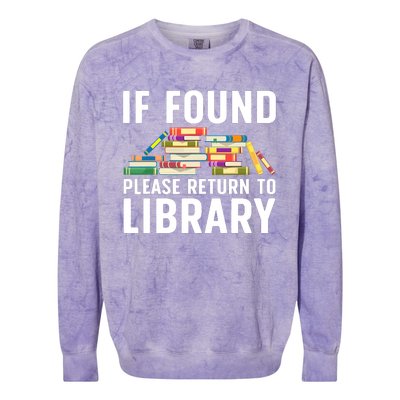 Funny Library Art Librarian Read Novel Lovers Colorblast Crewneck Sweatshirt