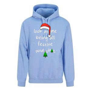 Funny Look At Me Being All Festive And Shits Unisex Surf Hoodie