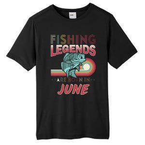 Fishing Legends Are Born In June Tall Fusion ChromaSoft Performance T-Shirt